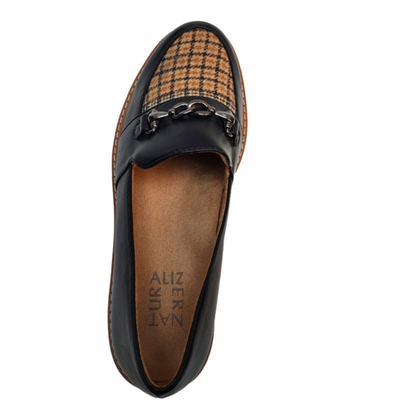 Naturalizer Womens Comfort Shoes Edie Slip On Loafers 6.5M Black Multi - Picture 5 of 6